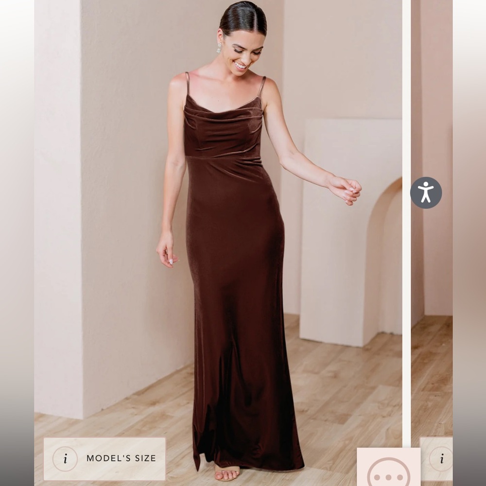Revelry Chocolate Brown Wedding Dress